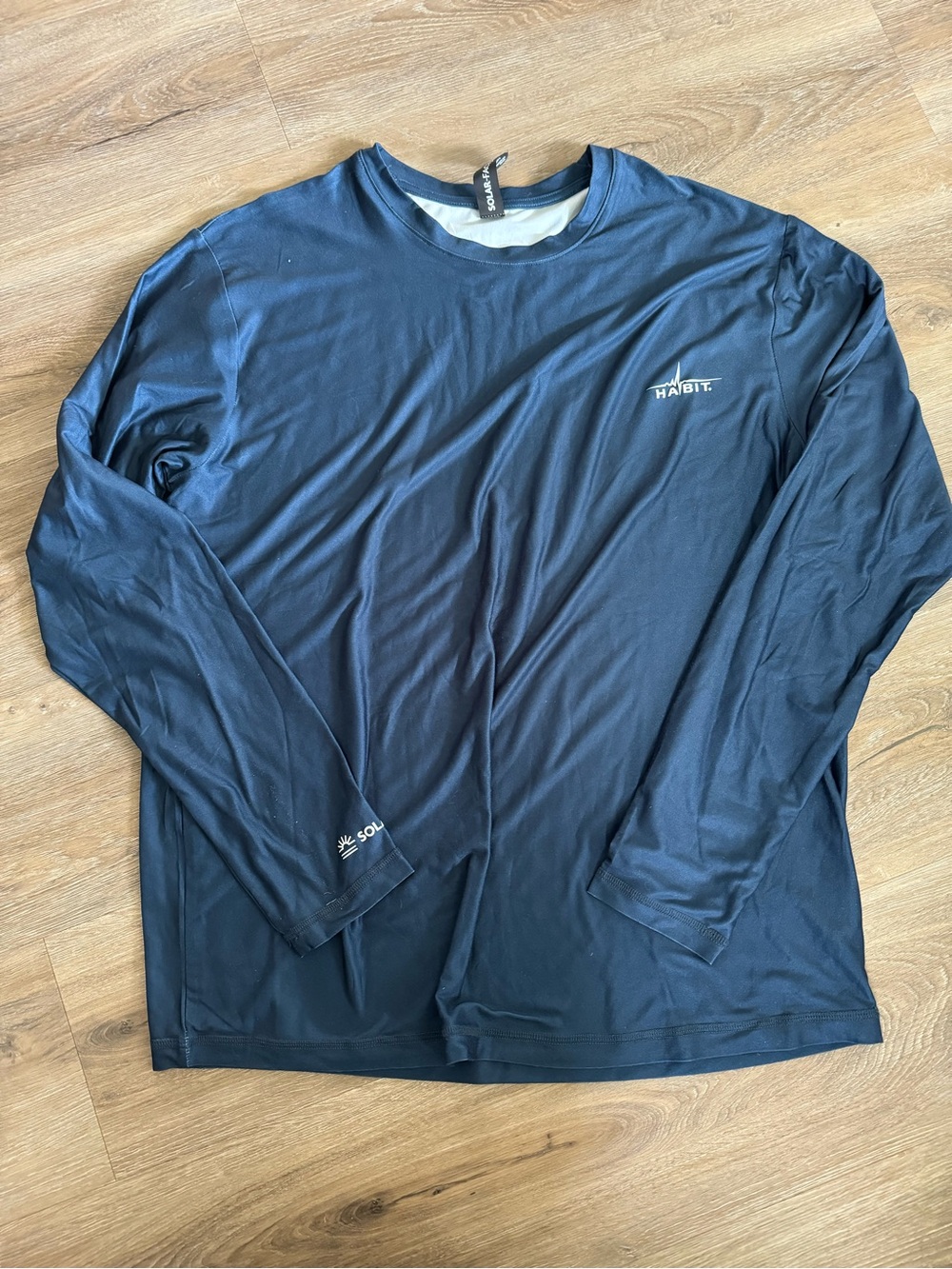Men’s large Long Sleeve Performance UV Tee - Dark Blue